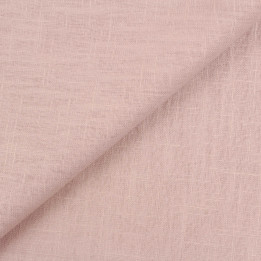 Tissu 100% Lin Uni Rose Chair – coupon de 3 m – réf. C943
