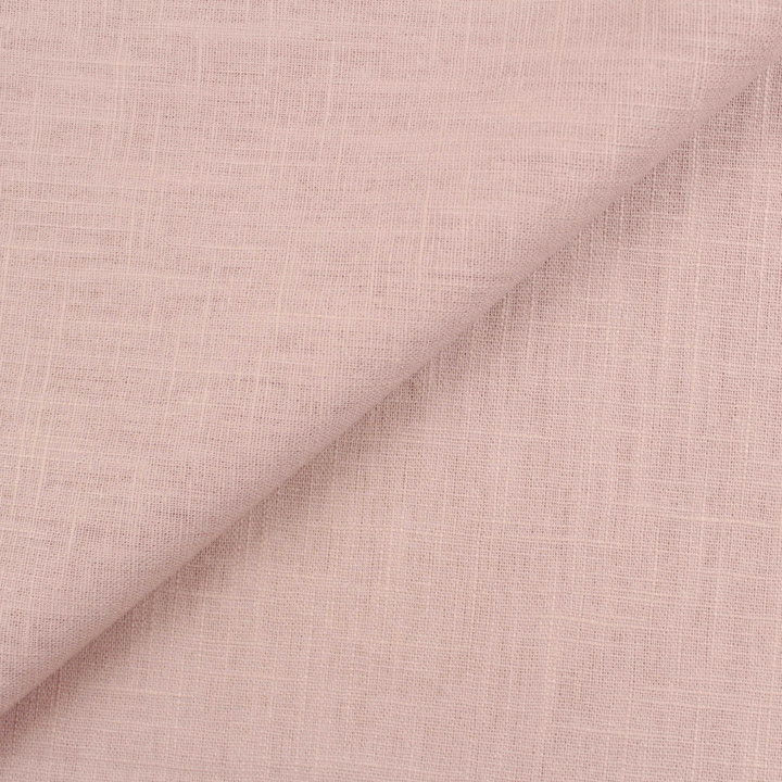 Tissu 100% Lin Uni Rose Chair – Léger, Naturel et Haut de Gamme pour Vêtements Féminins, Déco Tendance et Projets Créatifs