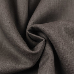 Tissu Lin Uni Gris Foncé – Haute Qualité