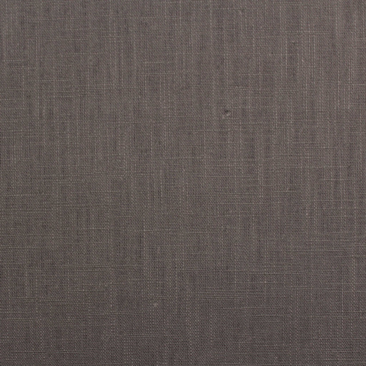 Tissu Lin Uni Gris Foncé – Haute Qualité