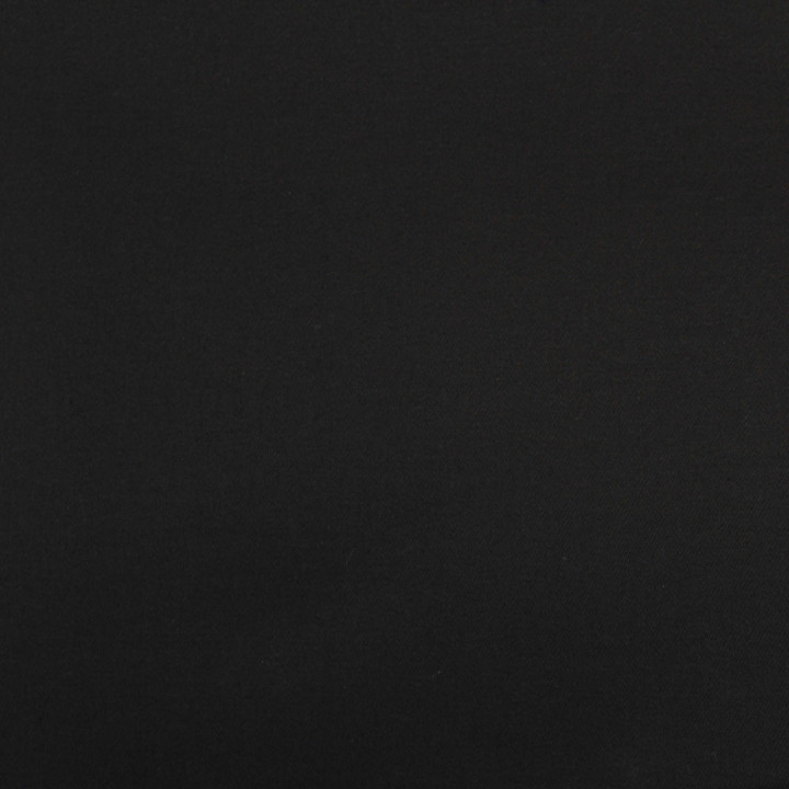 Tissu velours polyester noir uni – élégant et doux