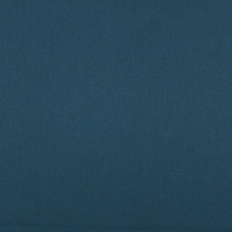 Satin de coton bleu canard intense