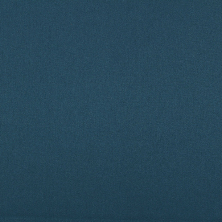 Satin de coton bleu canard intense