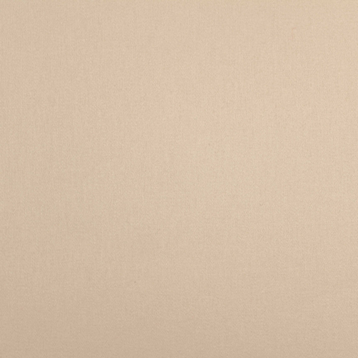 Satin de coton satiné beige intense légèrement brillant