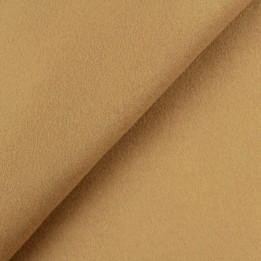 Coupon tissu caban beige clair uni
