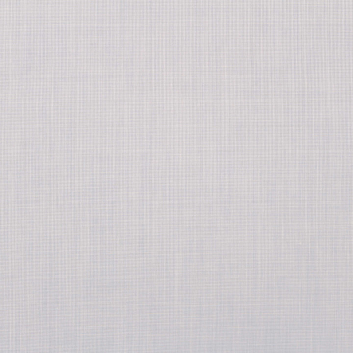Tissu coton chemise bleu ciel à rayures rouges et blanches