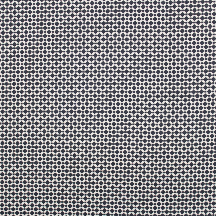 Coupon tissu coton chemise à damier bleu et gris clair – Tissu soyeux et élégant