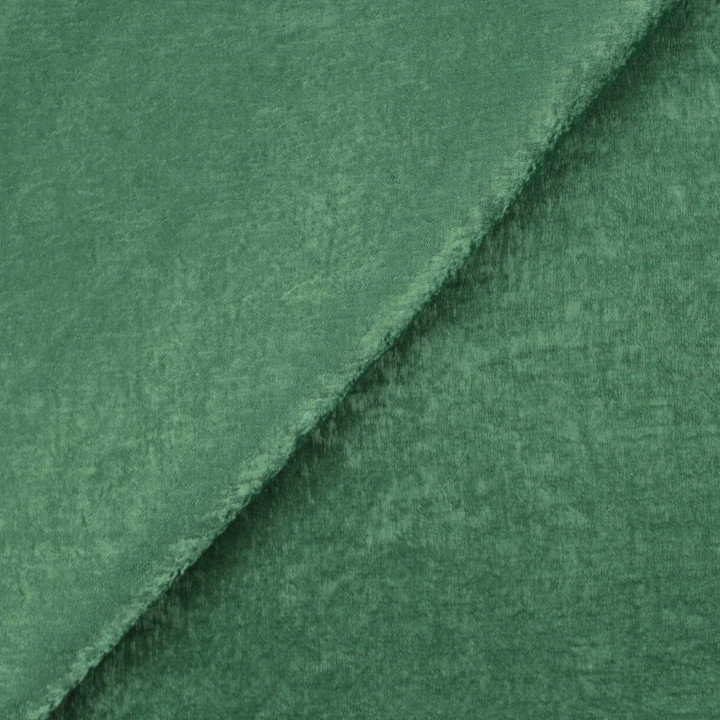 Tissu satin polyester ivoire uni – Fluide, brillant et doux