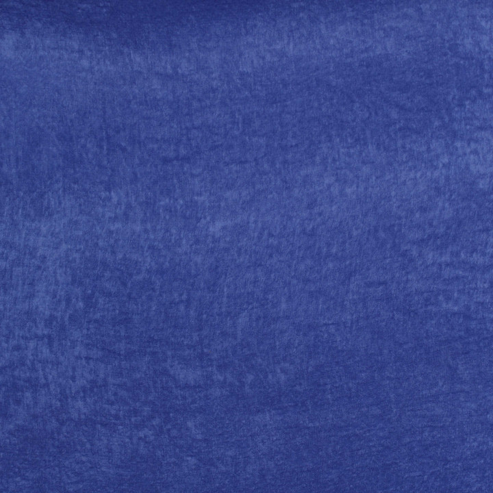 Tissu Satin Polyester Bleu Roi avec Légers Reflets – Fluide, Brillant et Doux