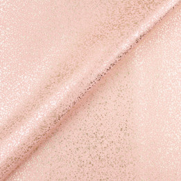 Tissu Satin Lamé Rose Moucheté Argent – Brillant, Fluide et Scintillant