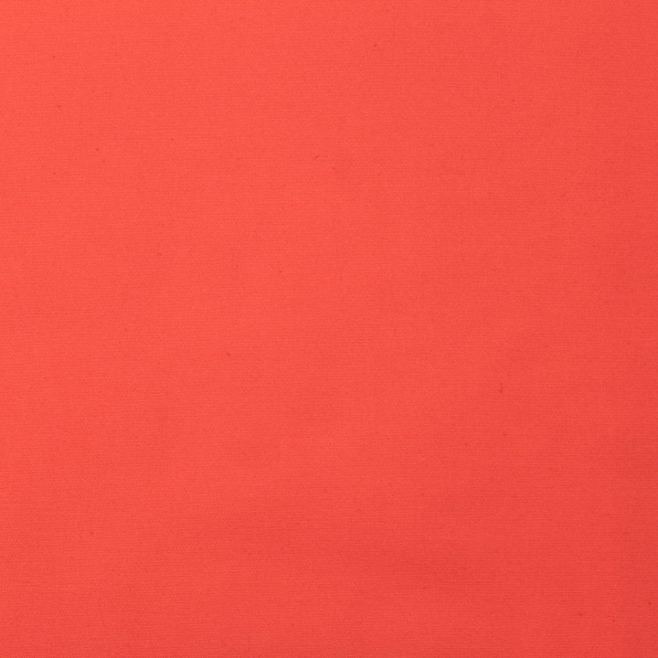 Tissu coton uni de couleur corail claire