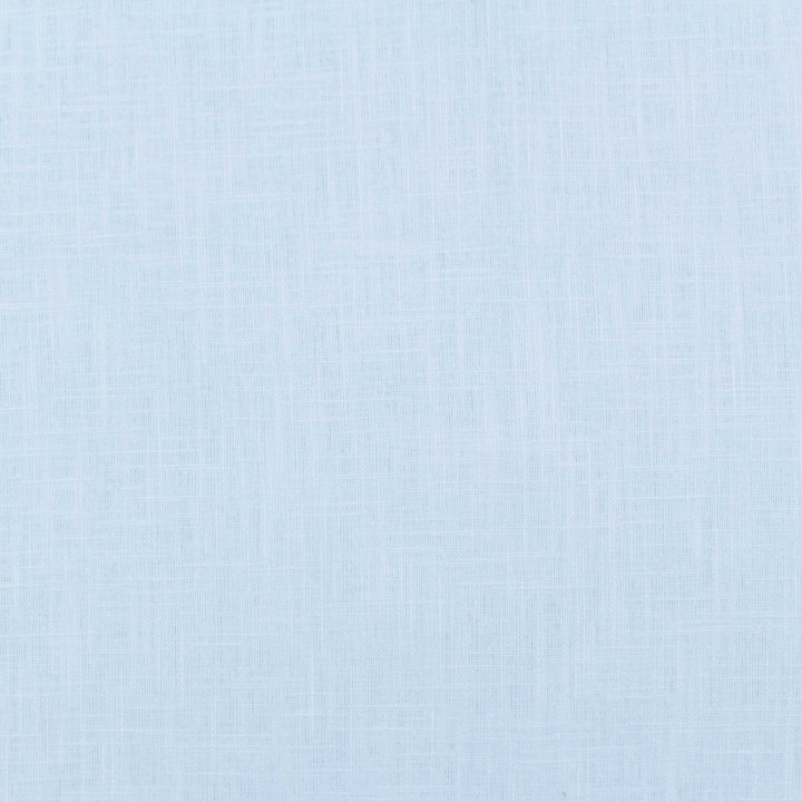 Tissu Lin Uni Bleu Cliel Clair – 100% Lin Naturel pour Couture, Déco & Vêtements
