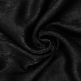 Coupon Tissu Lamé Uni Noir