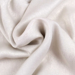 Coupon Tissu Lamé Gris Claire