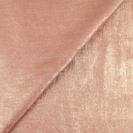 Coupon Tissu Lamé Uni Vieux Rose Saumon | Moline