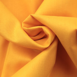 Tissu Popeline de Coton Uni Orange – Haute Qualité