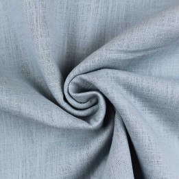 Tissu Coupon Lin Uni Gris-Bleu