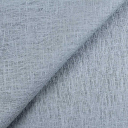 Tissu Coupon Lin Uni Gris-Bleu | Moline