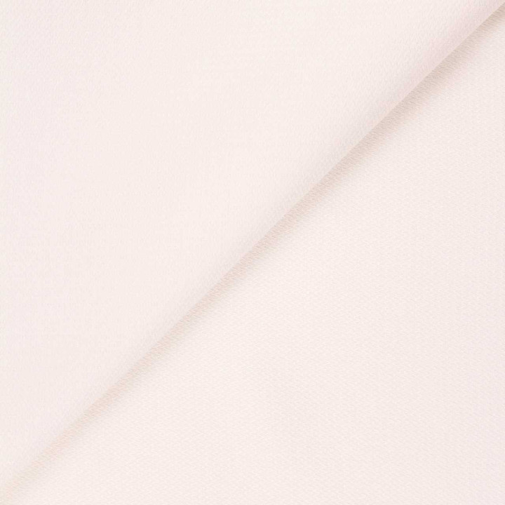 Tissu Coupon Chemise Uni Écru Ivoire