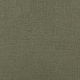 Tissu Coupon Double Gaze Uni Kaki Taupe