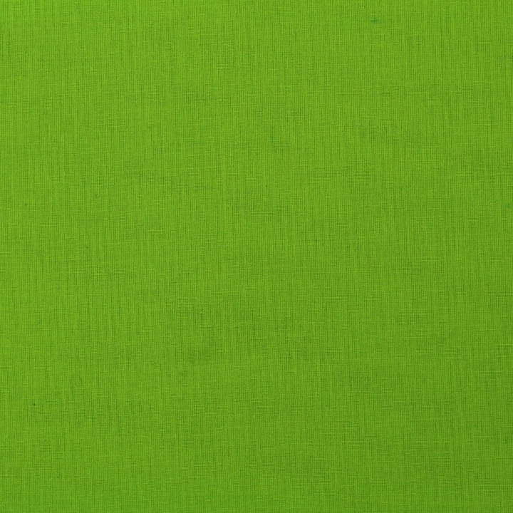 Tissu voile de coton uni vert claire