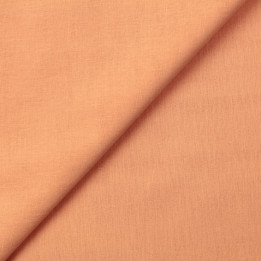Tissu voile de coton uni rose – coupon de 3 m | Moline