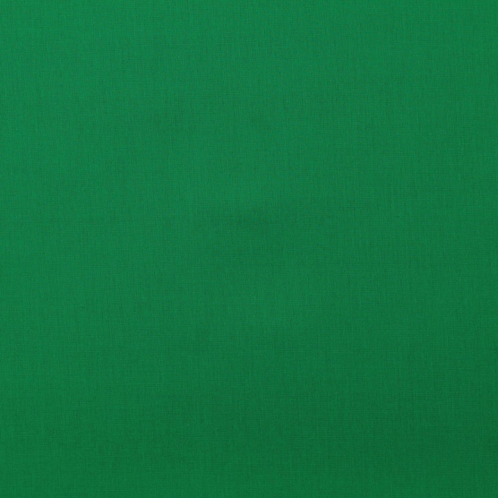 Tissu voile de coton uni vert