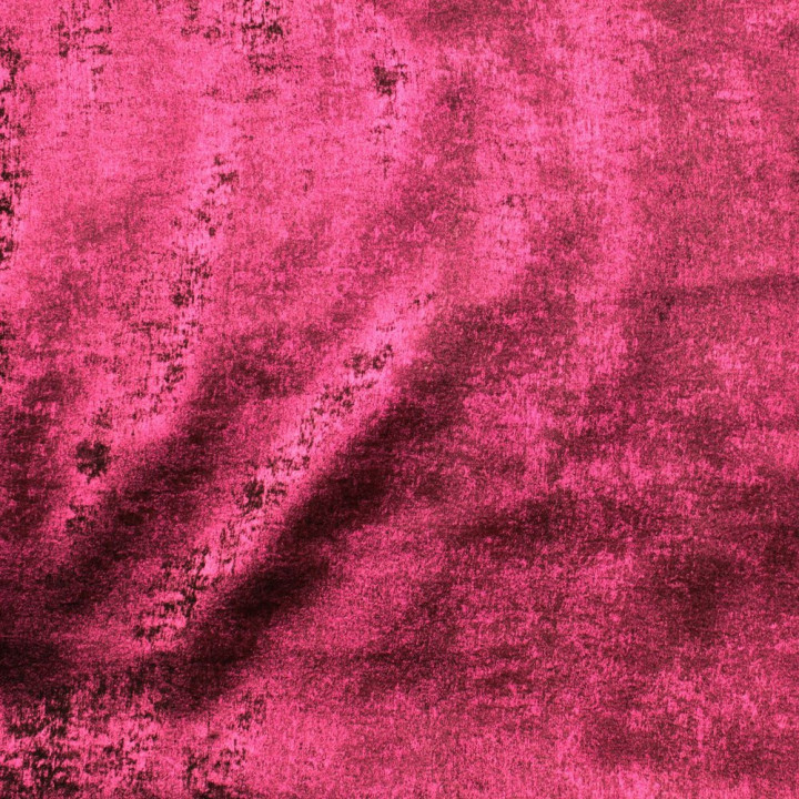 Tissus lamé de couleur rose fuchsia crêpe irisé