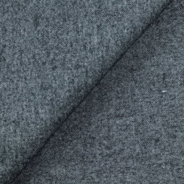 Tissu Coton pour Chemise – Gris Anthracite – coupon de 3 m | Moline