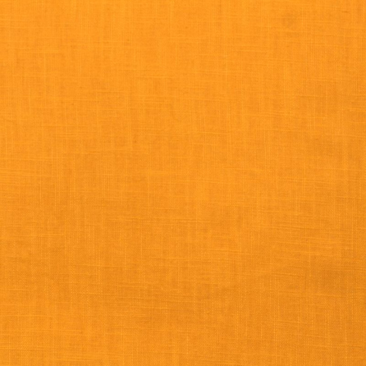 Tissu Lin Uni Jaune – 100 % Lin Naturel, Haut de Gamme et Respirant