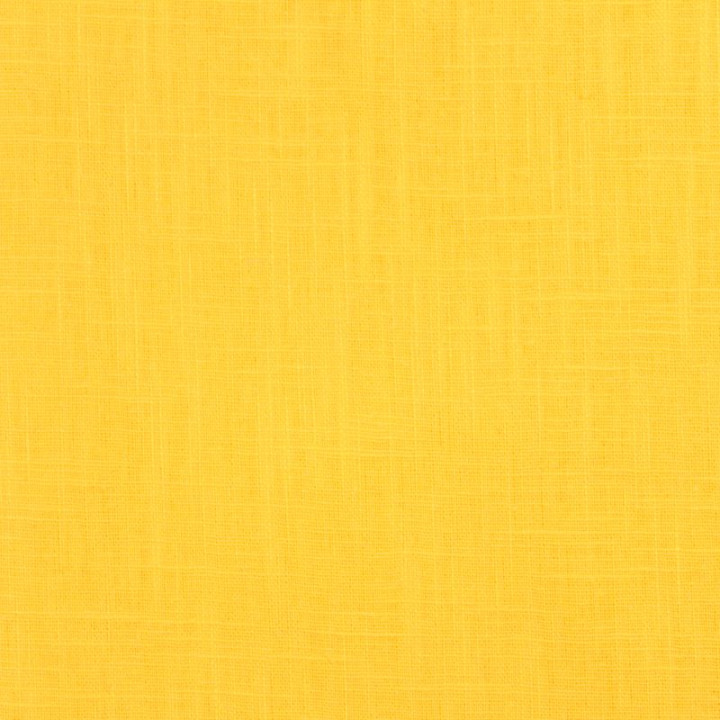 Tissu Lin Uni Jaune – 100 % Lin Naturel, Haut de Gamme et Respirant
