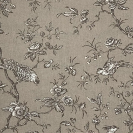 Tissu MESANGE - BEIGE BACHETTE 100%COTON