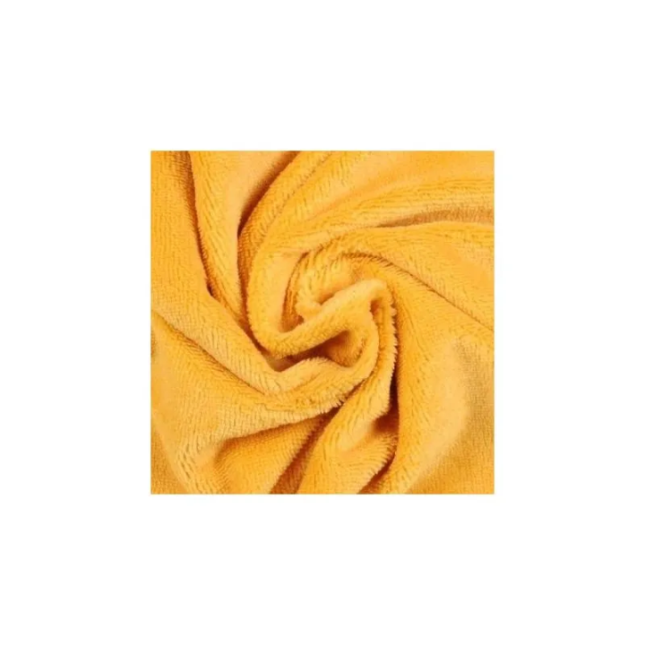 Tissu éponge de bambou safran