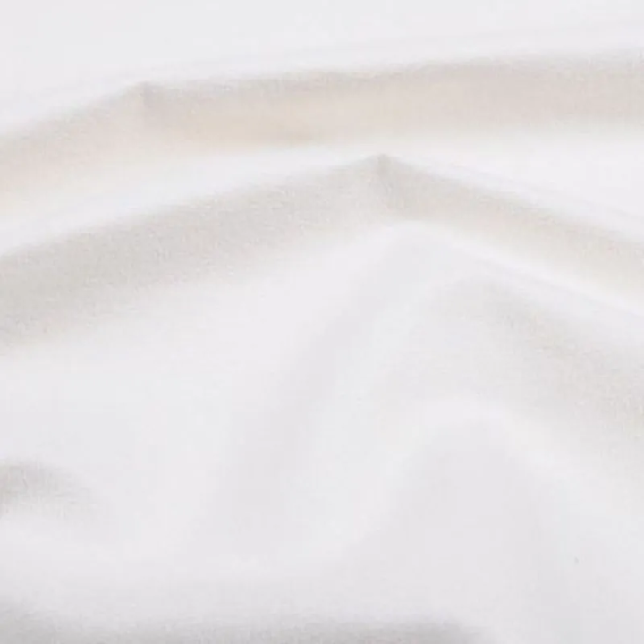 Tissu Suédine fjord blanc