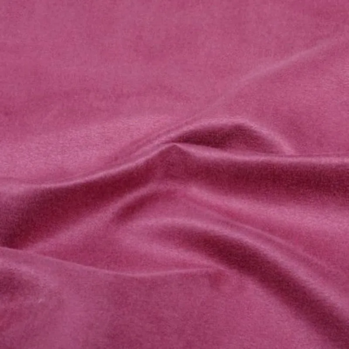 Tissu Suédine fjord bordeaux