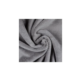 Tissu éponge de bambou gris