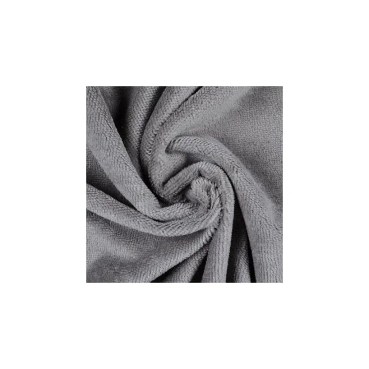 Tissu éponge de bambou gris