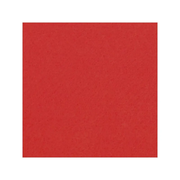 Tissu Feutrine unie rouge
