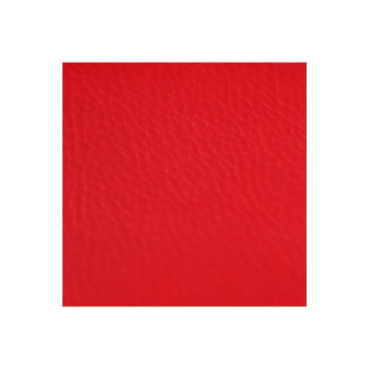 Simili cuir uni rouge