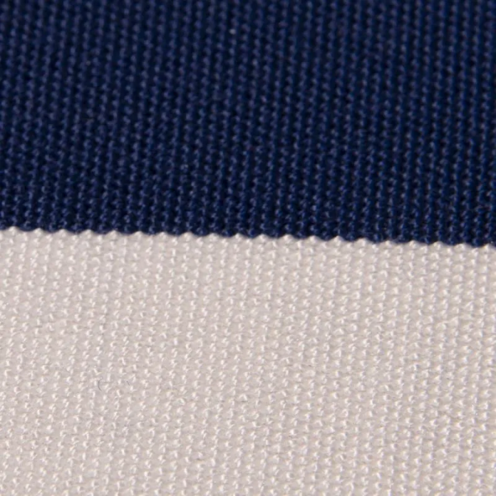 Tissu PLAYA RAYURES 5/5 BLANC/BLEU NAVY 43CM