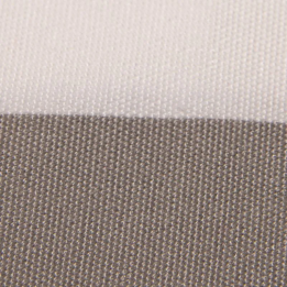 Tissu PLAYA RAYURES 5/5 BLANC / GRIS 43 CM