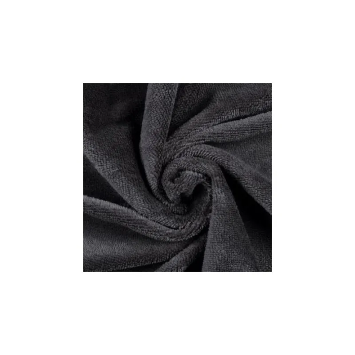 Tissu éponge de bambou anthracite