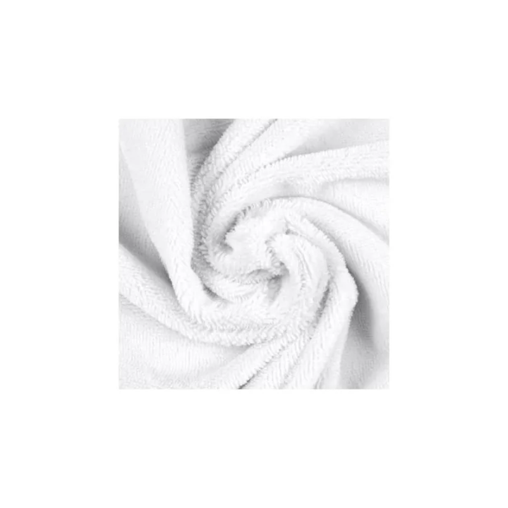 Tissu éponge de bambou blanc