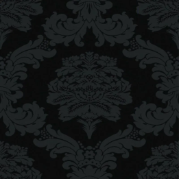 Tissu Damasco de couleur noir