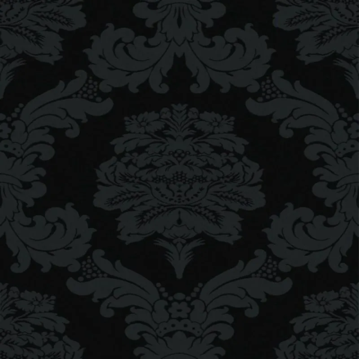 Tissu Damasco de couleur noir