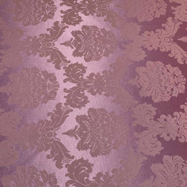 Tissu Damasco Violet Pourpre