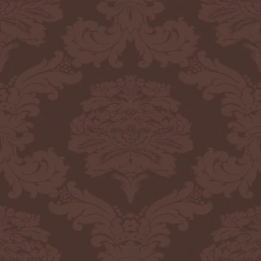 Tissu Damasco de couleur chocolat
