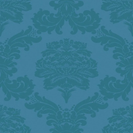 Tissu Damasco de couleur bleu canard