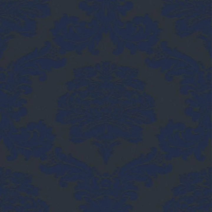 Tissu Damasco de couleur bleu nuit