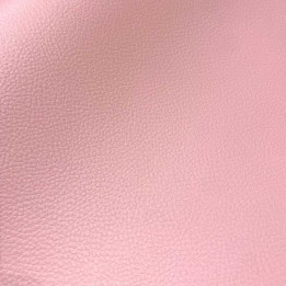 Simili cuir uni rose layet